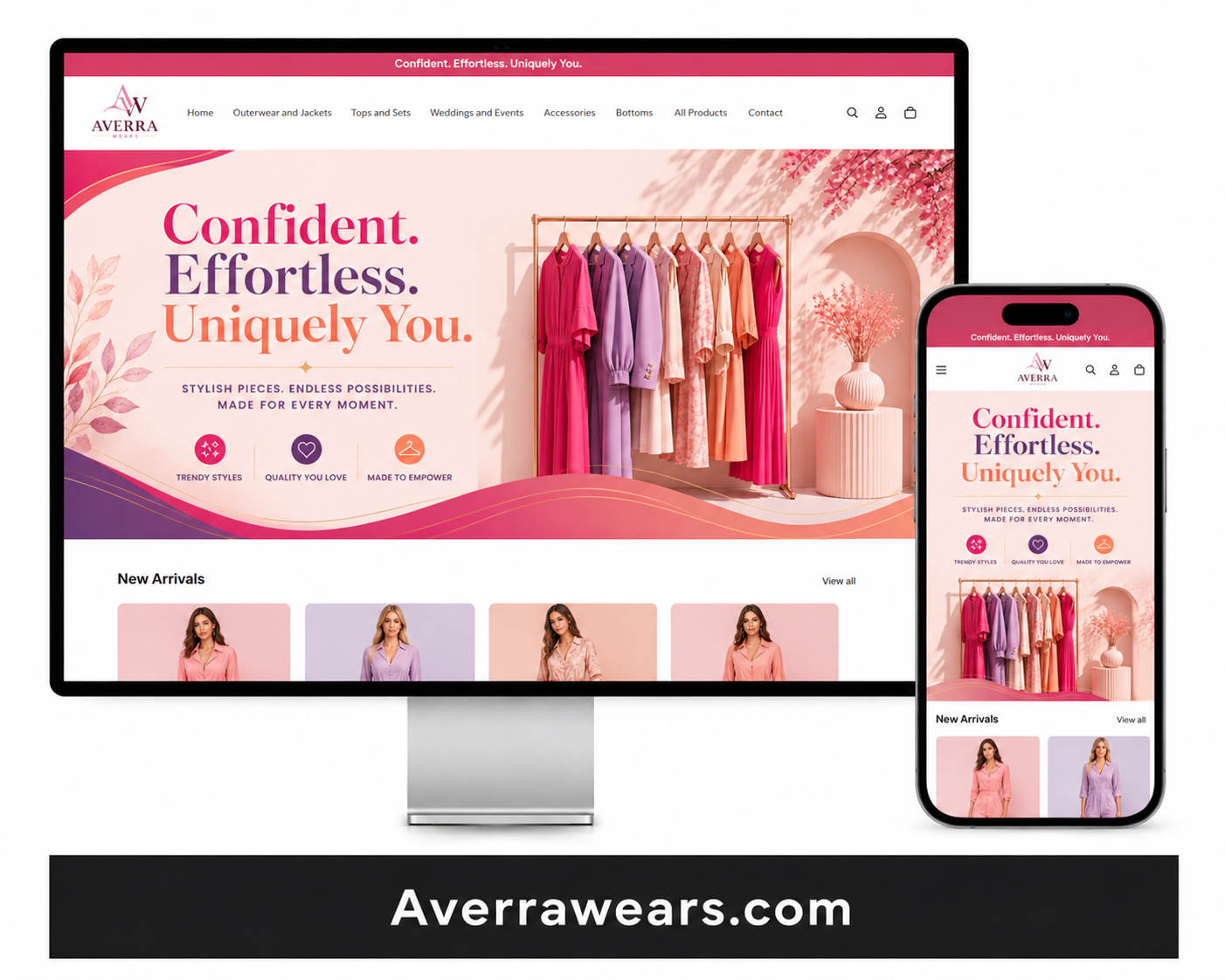 Averrawears.com (Store Password: 12345)